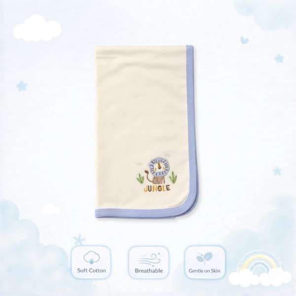 ผ้าห่อตัว ผ้าเช็ดตัว ผ้าคอตตอน 100% นุ่ม ซึมซับดี ระบายอากาศ ใช้งานได้หลากหลาย