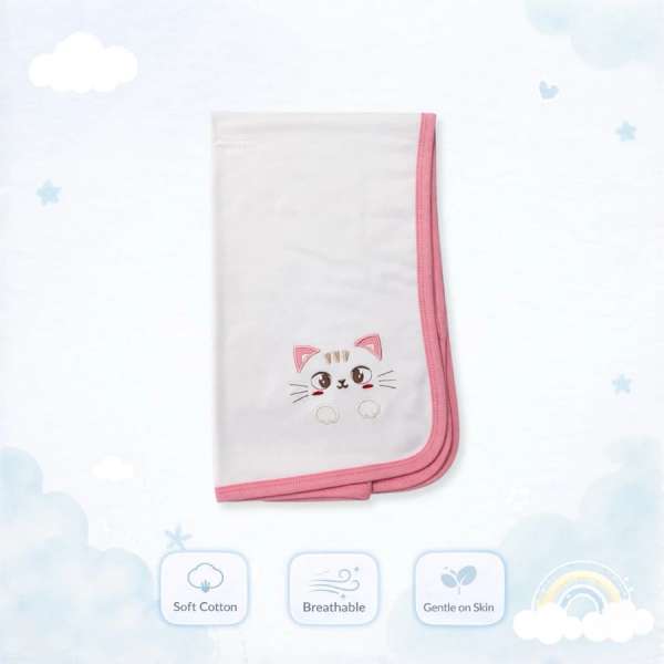 ผ้าห่อตัว ผ้าเช็ดตัว ผ้าคอตตอน 100% นุ่ม ซึมซับดี ระบายอากาศ ใช้งานได้หลากหลาย
