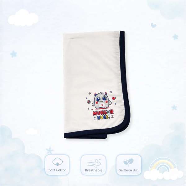 ผ้าห่อตัว ผ้าเช็ดตัว ผ้าคอตตอน 100% นุ่ม ซึมซับดี ระบายอากาศ ใช้งานได้หลากหลาย