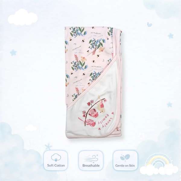ผ้าห่อตัว ผ้าเช็ดตัว ผ้าคอตตอน 100% ขนาด 30 × 30 นิ้ว | นุ่ม ซึมซับดี ระบายอากาศ ใช้งานได้หลากหลาย