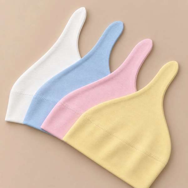 หมวกเด็กแรกเกิด Cotton 100% หมวกเด็กอ่อน ผ้านุ่ม ใส่สบาย