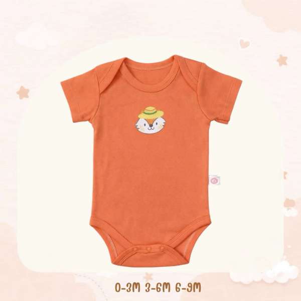 บอดี้สูทคอไขว้ บอดี้สูทเด็ก เสื้อผ้าเด็กแรกเกิด ผ้าคอตตอน 100% นุ่มพิเศษ 0-3m,3-6m,6-9m