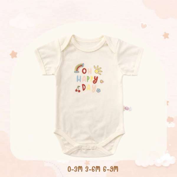 บอดี้สูทคอไขว้ บอดี้สูทเด็ก เสื้อผ้าเด็กแรกเกิด ผ้าคอตตอน 100% นุ่มพิเศษ 0-3m,3-6m,6-9m