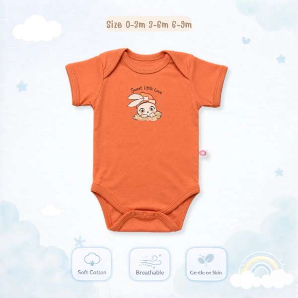 บอดี้สูทคอไขว้ บอดี้สูทเด็ก เสื้อผ้าเด็กแรกเกิด ผ้าคอตตอน 100% นุ่มพิเศษ 0-3m,3-6m,6-9m
